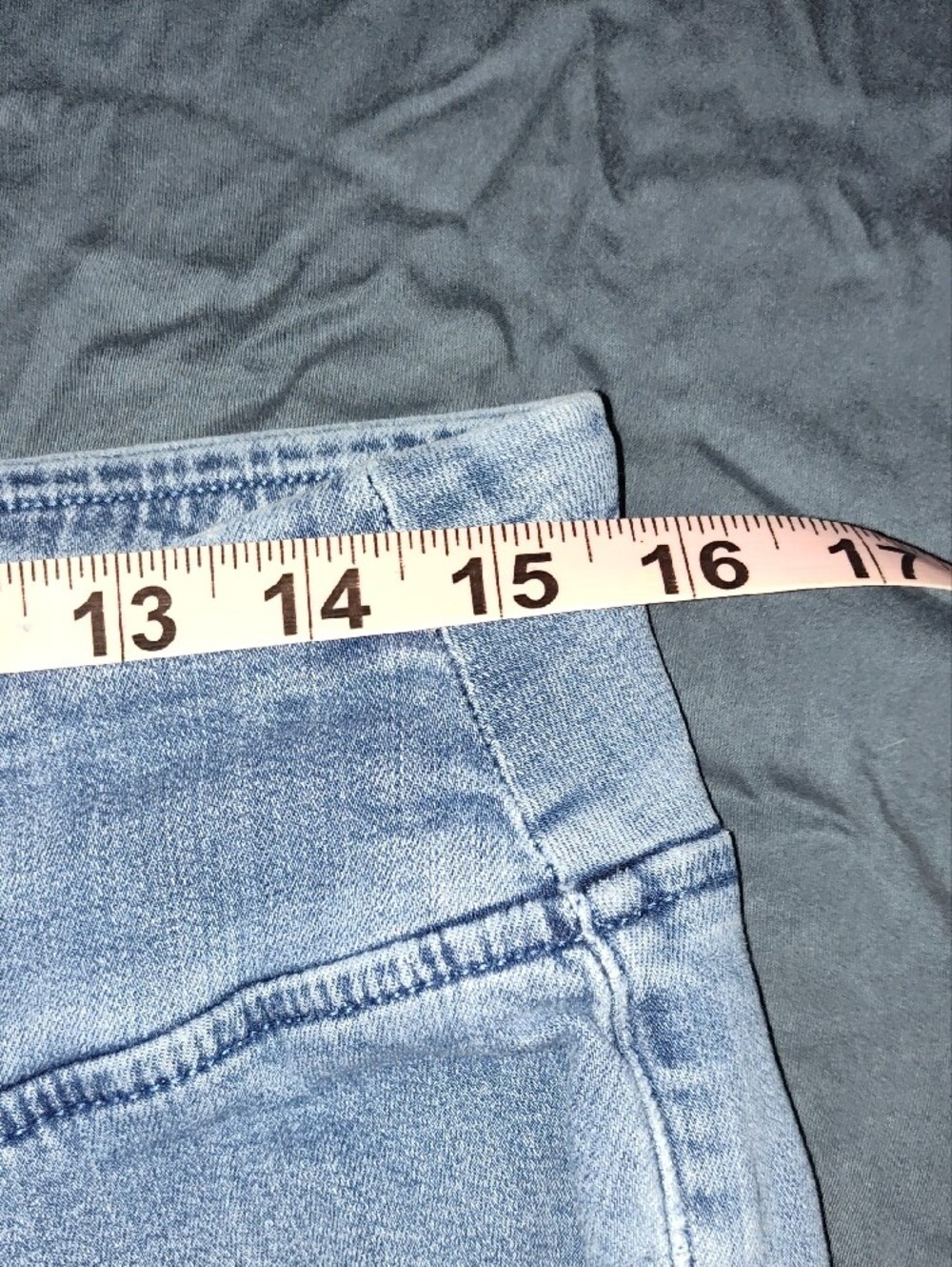 💲Free Belle by Kim Gravel Medium Blue Straight-Leg Pull-On Jeans Free With $15 - Picture 6 of 7